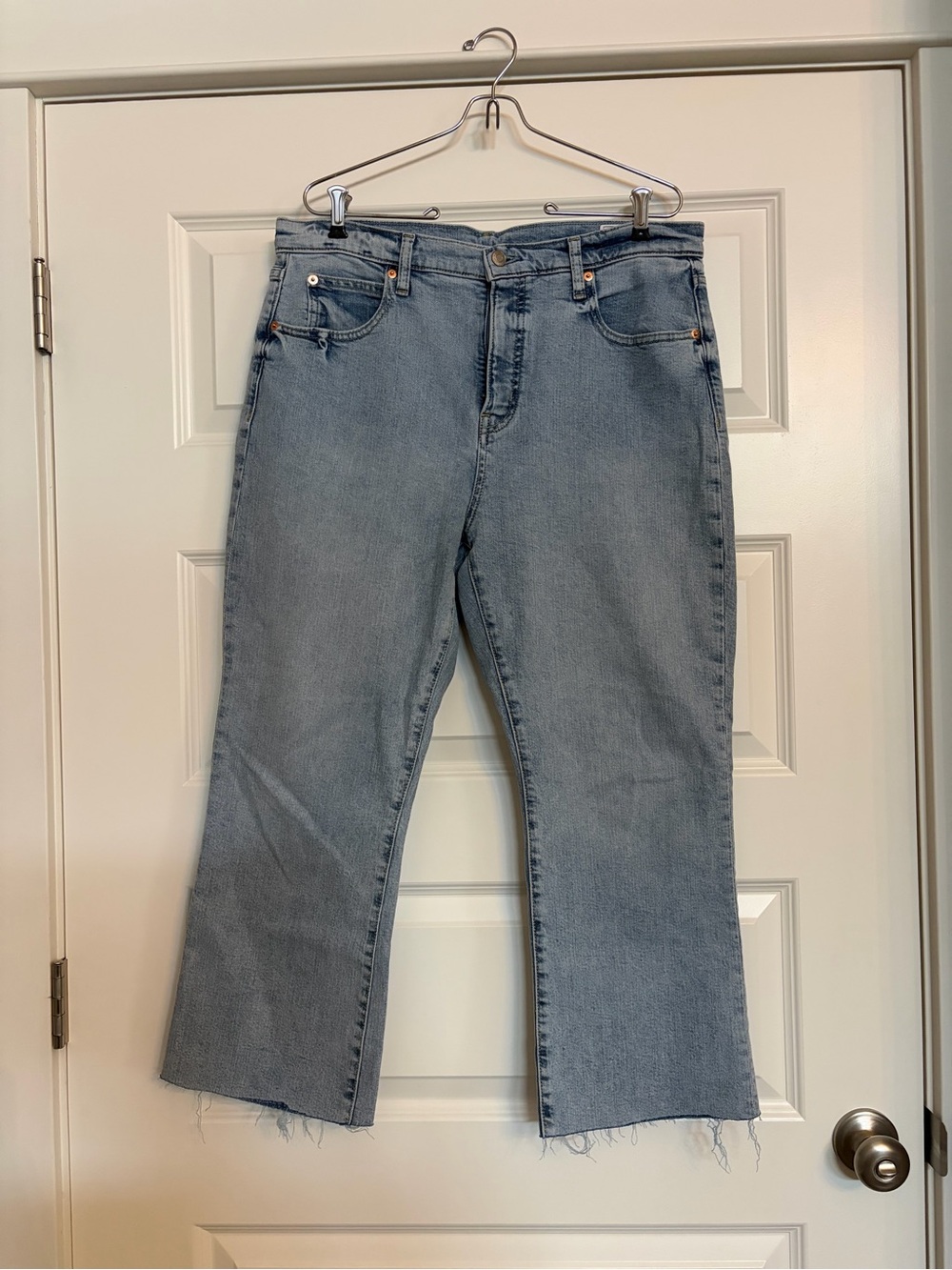 GAP Light Blue High-Rise Kick Fit Jeans